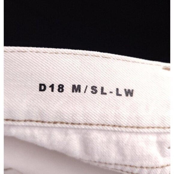 Saint Laurent Paris D18 M/SL-LW Jeans 34 Mens Off White Defect New - Picture 12 of 16